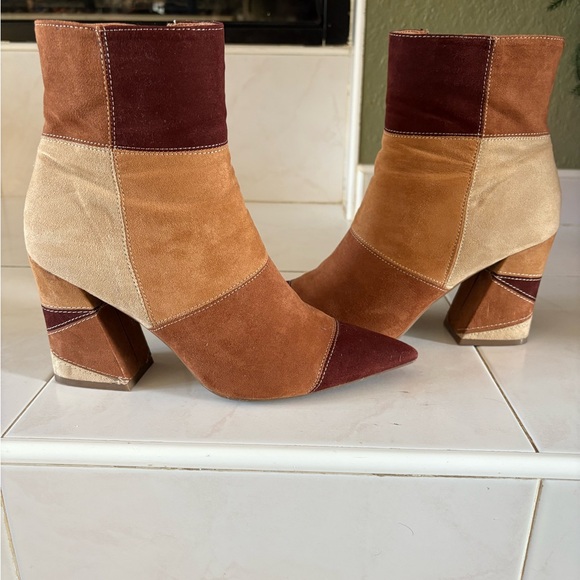 Madden Girl Patchwork Booties - Picture 7 of 8
